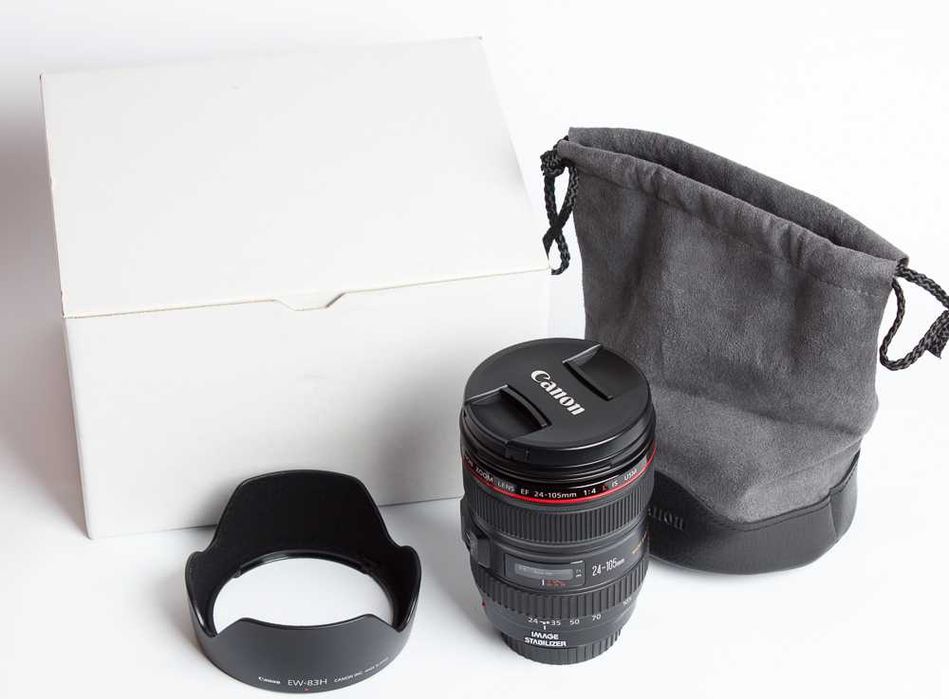Canon EF 24-105mm f/4L IS USM, новый объектив,  в отличном состоянии, полный комплект с коробкой