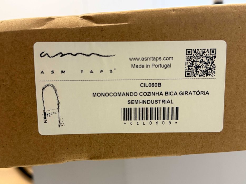 Torneira cozinha com bica giratória ASM