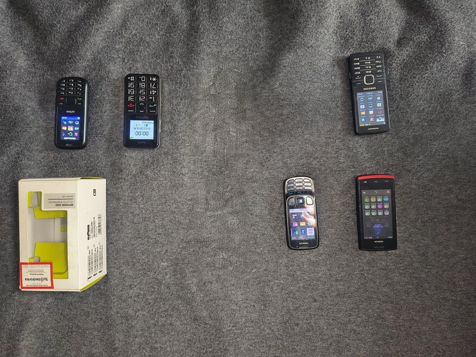 Stare telefony Nokia, Samsung, MyPhone OPIS