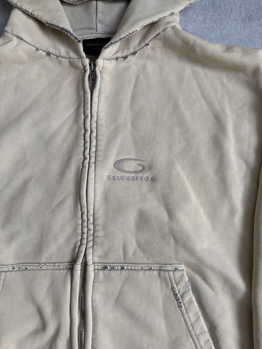 Кофта balenciaga unity y2k tribal zip