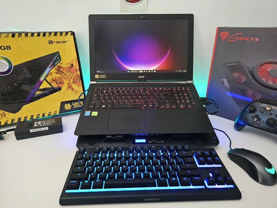 GAMINGOWY Acer NITRO i5/GeForce/SSD/FULL HD Podświetlana klawiatura  - Laptop do gier