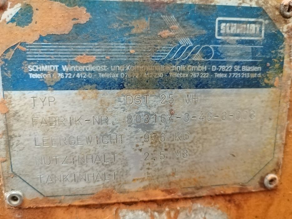 Piaskarko Solarka do Unimoga Schmidt Nido Epoke