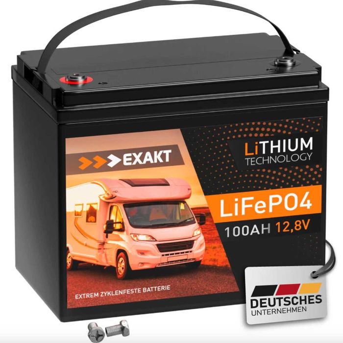 Акумулятор LiFePO4 100Ah 12V made in Germany!