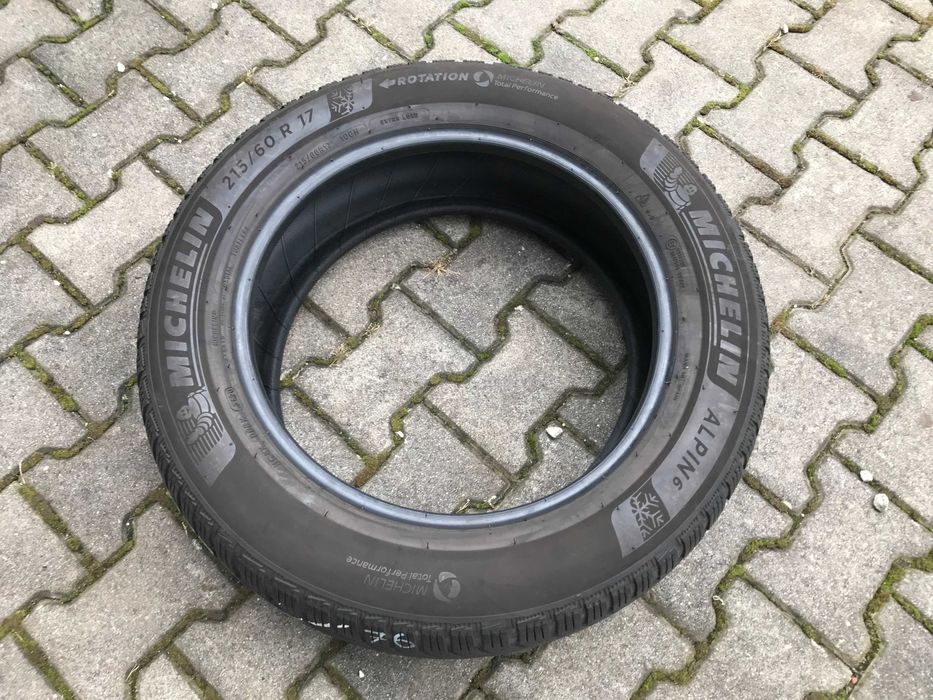 さくらんぼ215／60R17 4x 215/60R17 T 100H M+S Michelin Alpin 6 ExtraLoad zima 21r