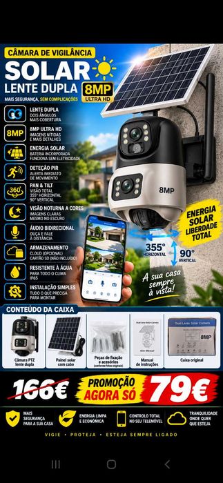 Câmera vigilância. Oportunidade