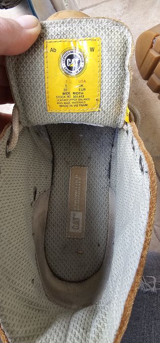 CAT buty skórzane damskie rozmiar 38 wkładka 23,5cm