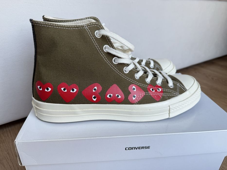 Нові чоловічі кеди Converse Chuck Taylor All Star 70s x Comme des Garçons PLAY