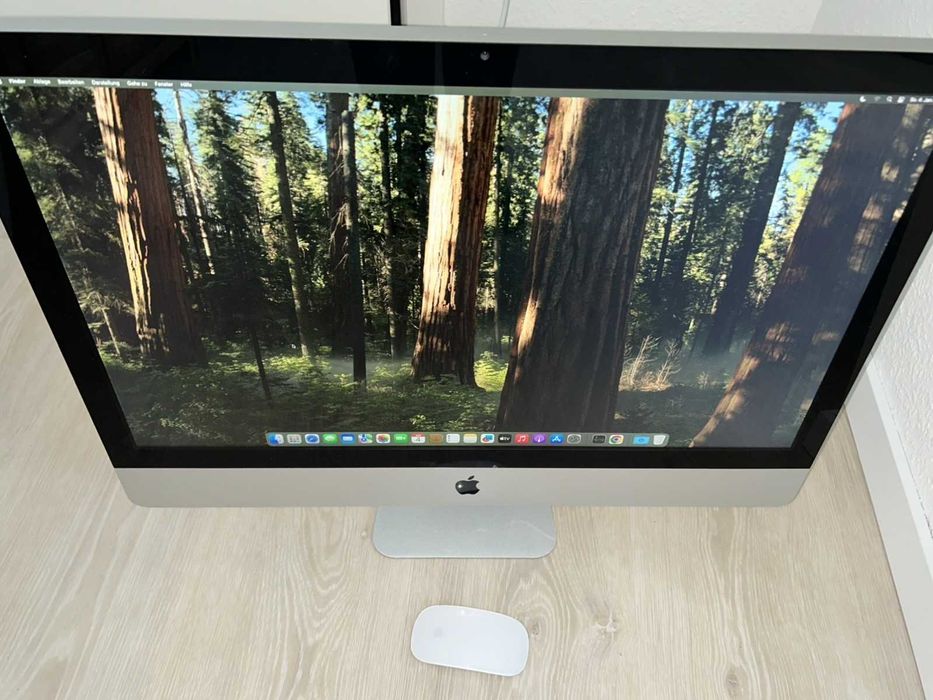 komputer Apple iMac 27" dysk ssd radeon pamięć 8gb all in one mac