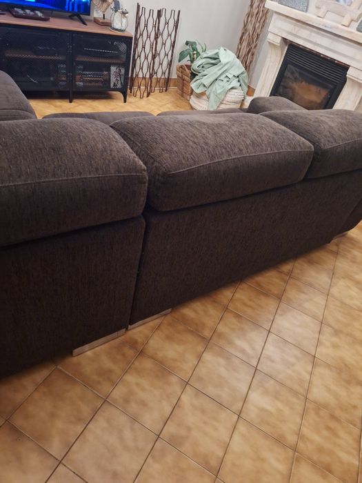Sofá 3 lugares com chaisse long
