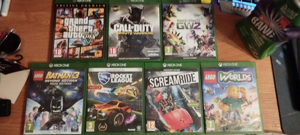 Xbox z 7grami (płyty)