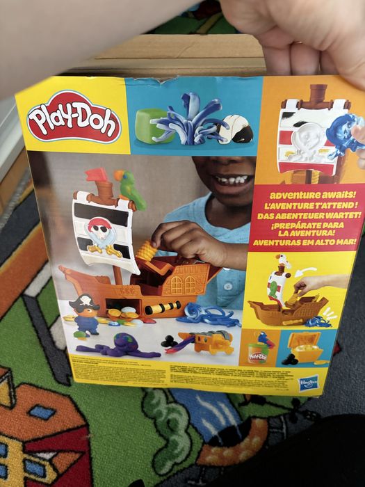 Nowy zestaw play doh statek piratow