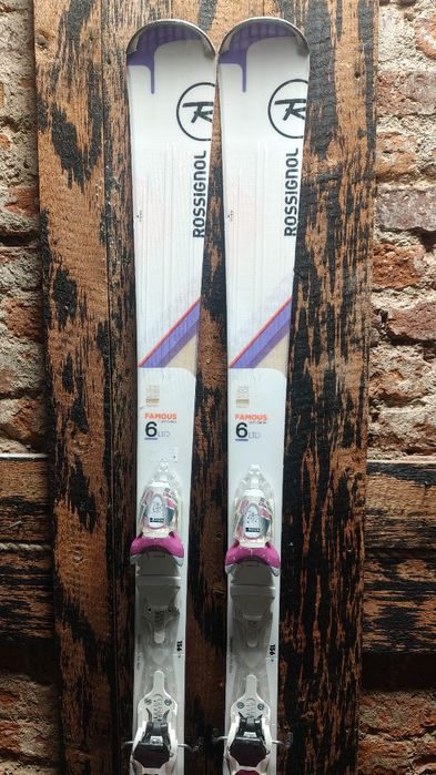 Narty zjazdowe Rossignol Famous 6 156 cm z wiązaniami