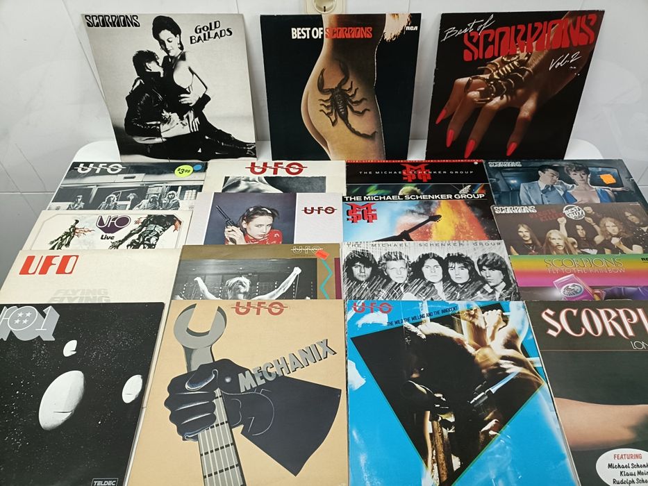 HEAVY METAL / HARD ROCK: As melhores bandas (discos de vinl)