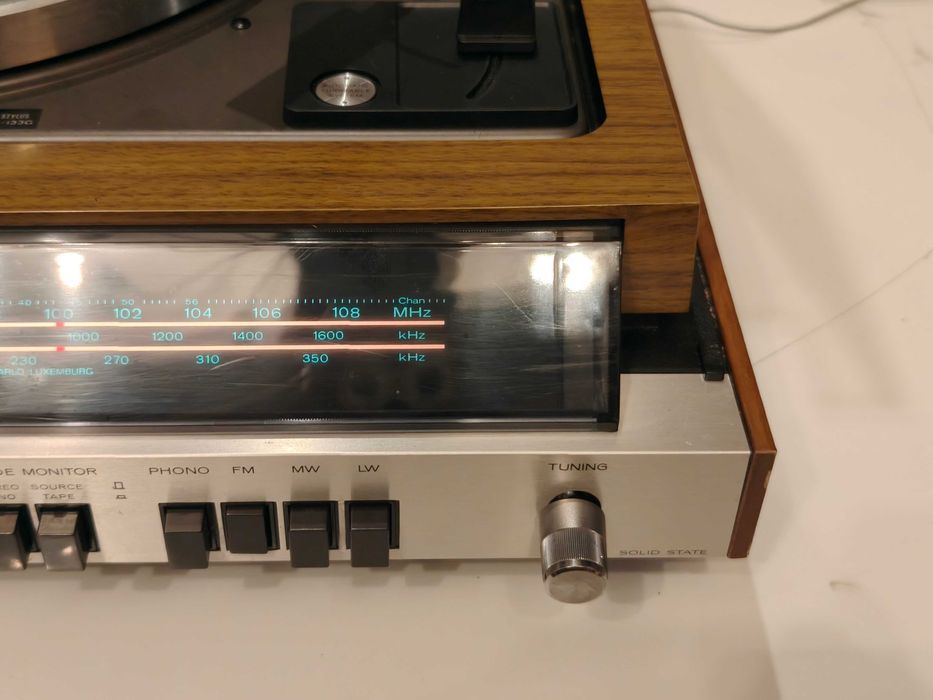 Amplituner z gramofonem SONY HMP-50 ! Unikatowe Combo VINTAGE !