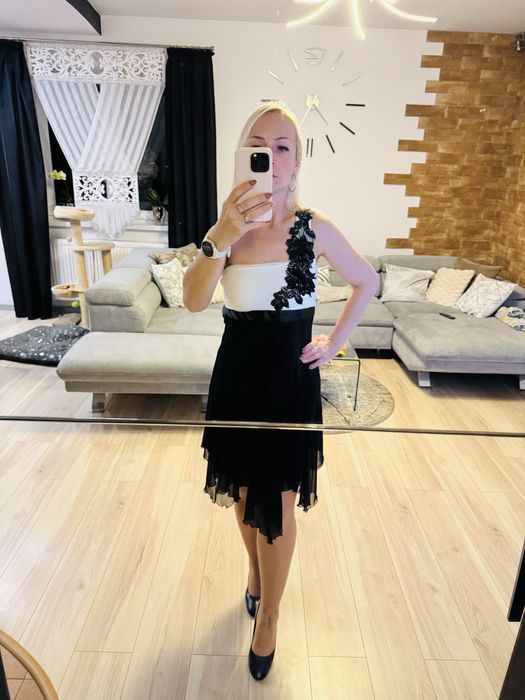 Sukienka na jedno ramię