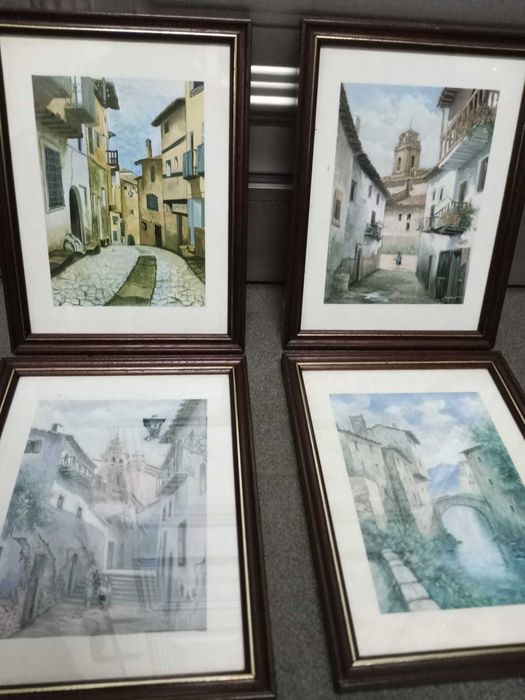 Quatro Quadros Parede