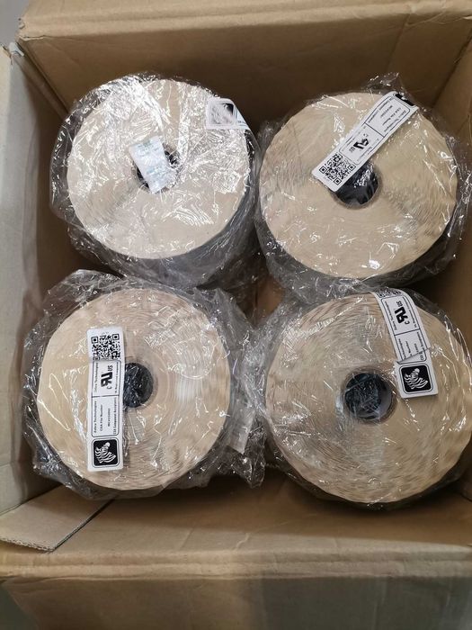 Zebra rolo etiquetas autocolantes metalizadas (50x25mm)