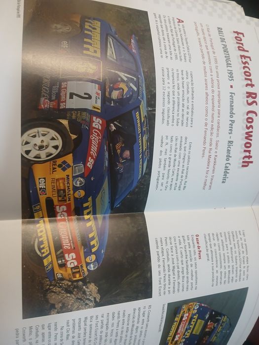 Miniatura  1/43 Ford Escort RS Cosworth F. Peres Rally de Portugal  1995 Novo
