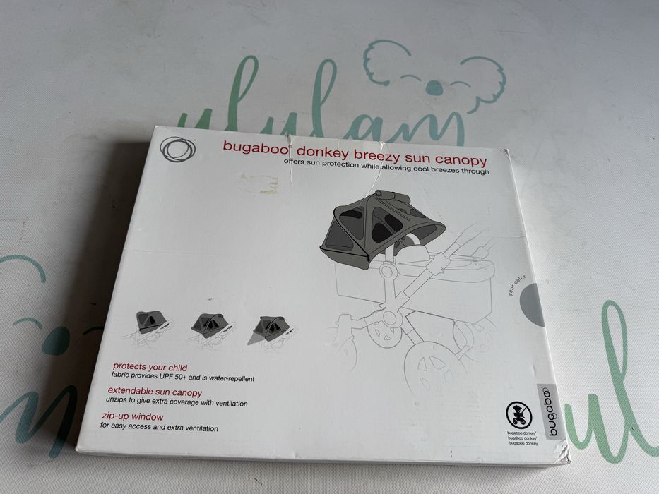 Bugaboo Donkey NOWA letnia budka daszek Misty Grey