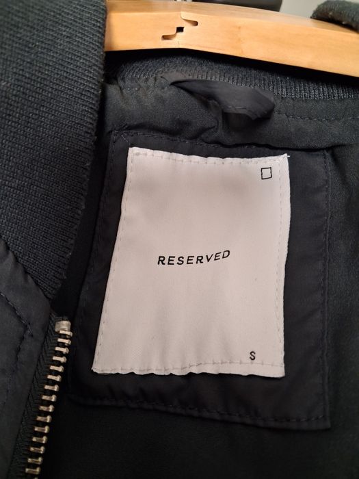 Reserved szara kurtka cienka męska S
