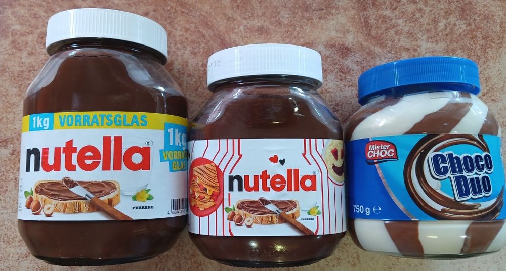 Паста шоколадная Nutella, 750 грм,1кг.Нутелла,Ферреро,Choco Duo Италия