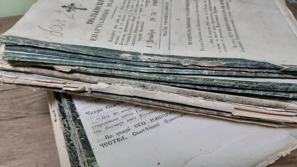 Старовинні церковні книги. Журнали. 18-19ст.