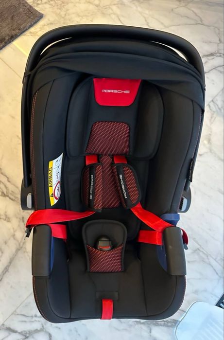 Porshe Kid Seat i-Size Red and Black автокрісло дитяче НОВЕ