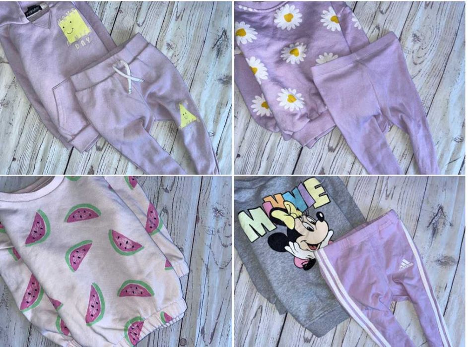r.80-86 MEGA PAKA 57szt ZESTAW UBRANEK dla dziewczynki zara newbie