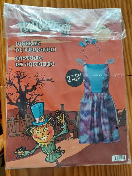Vestido halloween menina
