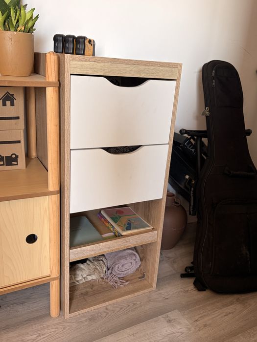 Movel de canto com gavetas