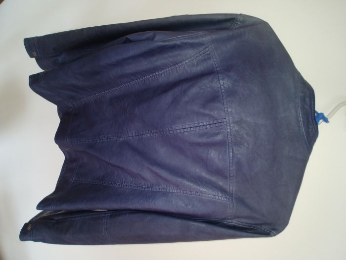 Kurtka sztuczna skóra ekoskóra (S) / Freaky Nation / Niebieska Indigo