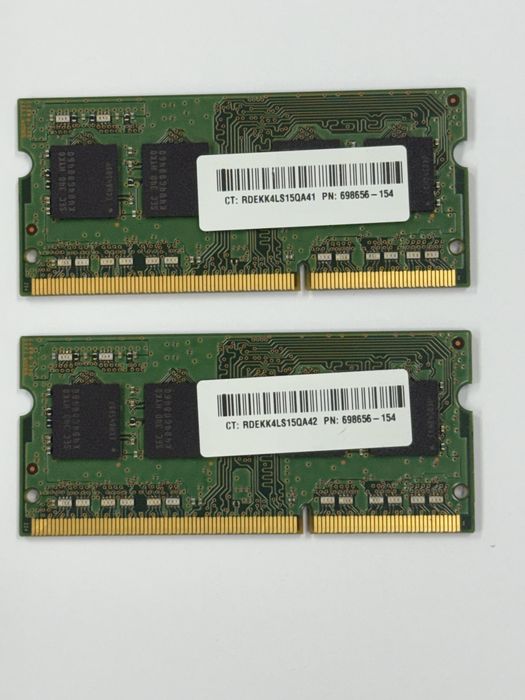 Kit 2 módulos RAM (2x4GB) Samsung, mod M471B5173QH0-YK0