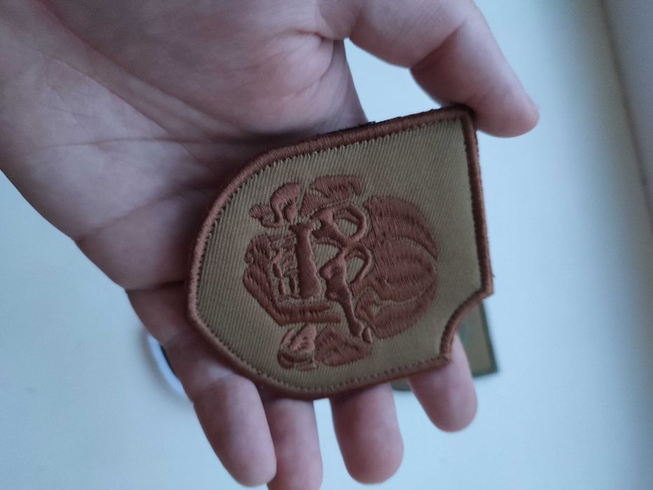 Патч нашивка шеврон на липучке немецкий череп