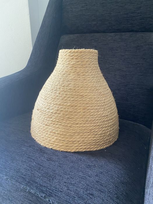 Abajur candeeiro corda - boho