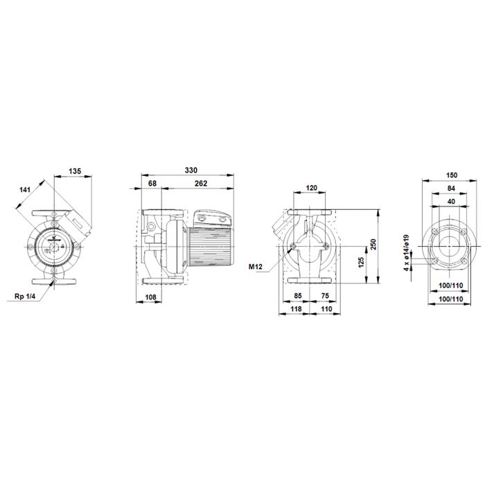 pompa grundfos ups 40-30/f 400v z gwarancją