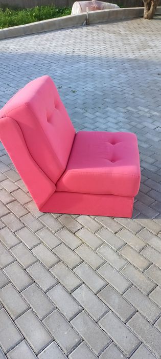 Sofa cambalhota cor de rosa