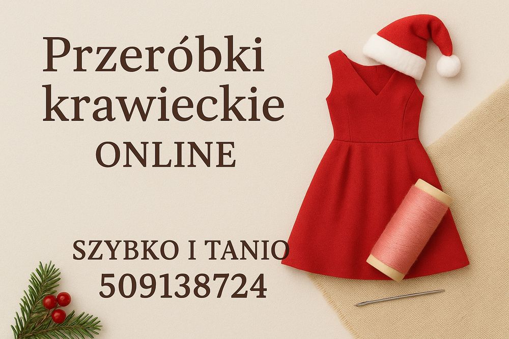 Krawiectwo przeróbki, szycie Online