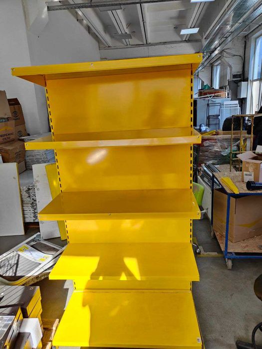 Стелажі торгові металеві