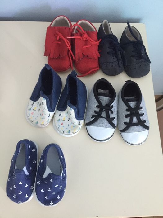 Sapatos recém nascido e bebe