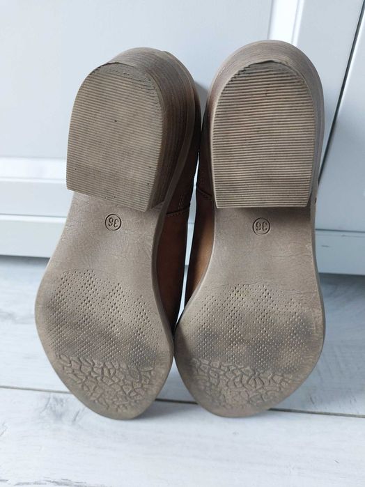 Botki Lasocki rozmiar 36 skóra naturalna