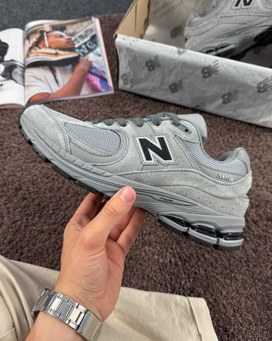 !SALE! Кросівки New Balance 2002r Grey Black Premium 41 42 43 44 45 46 нб чорні