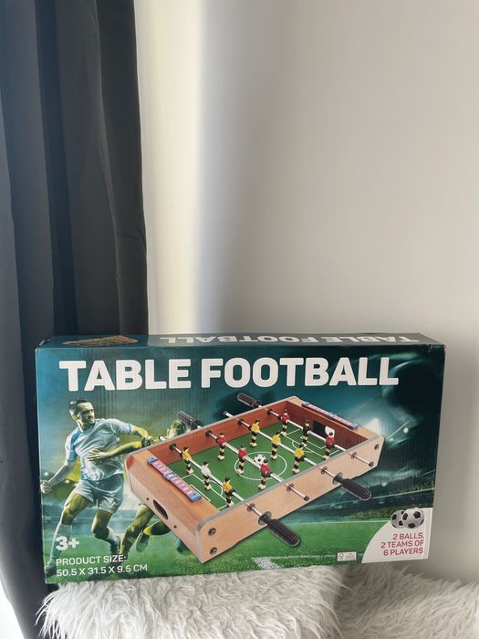 Nowy drewniany mini-stół piłkarzyki