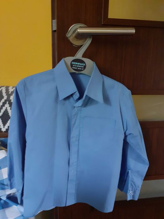 koszula niebieska 98