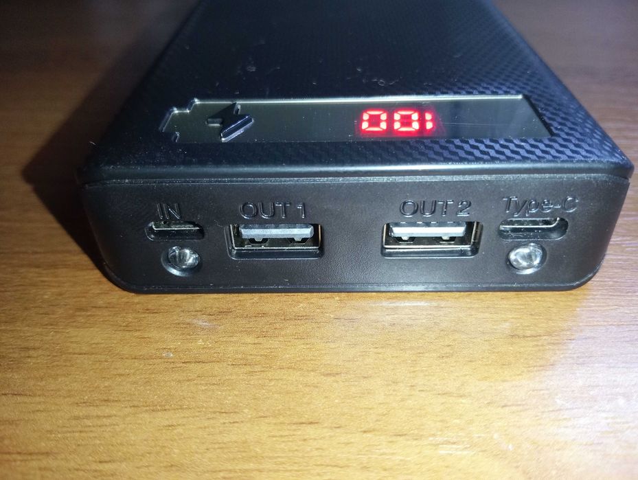 Power Bank + 3x18650 Battery 2550mAhx3