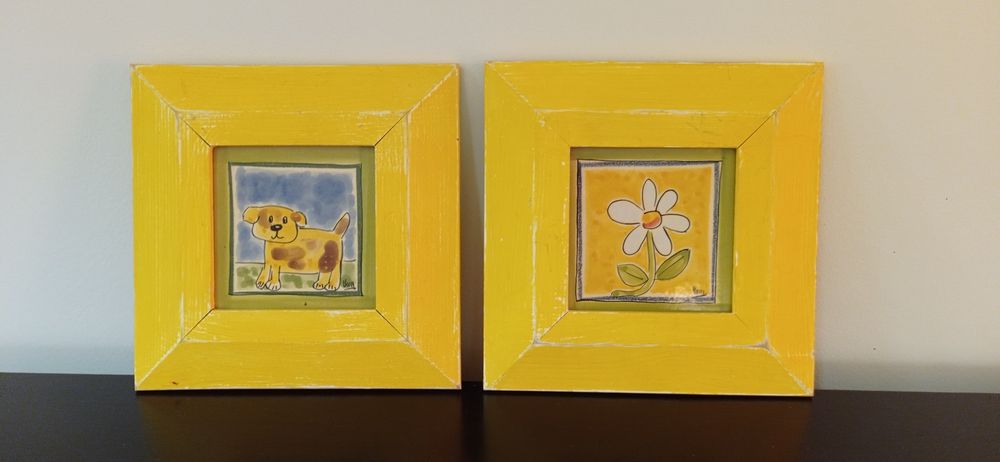 Moldura com azulejo