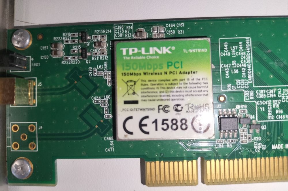 Placa wireless TP-LINK 150 Mbps PCI