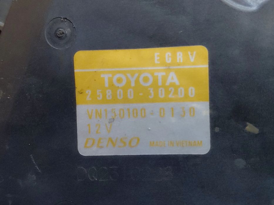 Válvula EGR TOYOTA Dyna Chassis (KD_, LY_, _Y2_, _U3_, _U4)