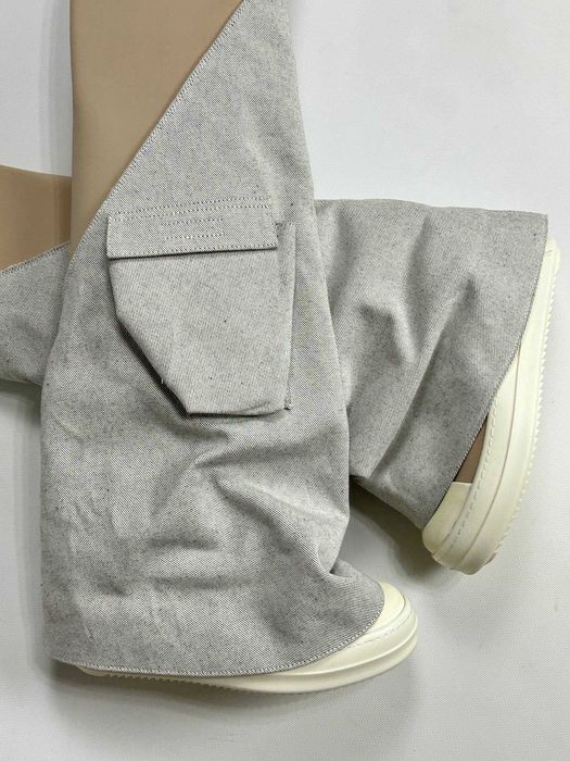 Кеди Rick Owens DRKSHDW Cargo Fetish Sneakers Milk Gray кеды серые