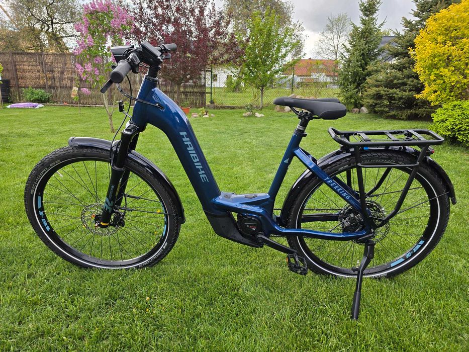 Rower HAIBIKE TREKKING 8.  750Wh Damski  Gloss Roy Blue Silver, rama M