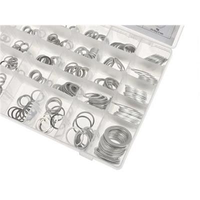 Podkładki aluminiowe 5-28mm 30 rozmiarów 300szt